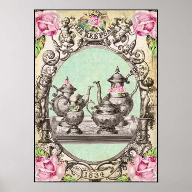 Poster RoYaL TeA PaRTy aRt PRiNT (Devant)