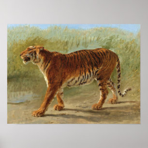 Poster Royal Tiger Marching (par Rosa Bonheur)