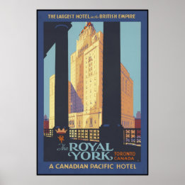 Poster Royal York Toronto Canada