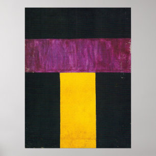 Poster Rozanova - Composition non objective 1917