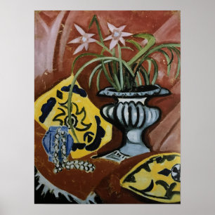 Poster Rozanova - Nature morte Vase 1912