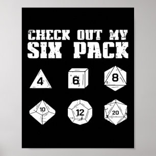 Poster Rpg Regardez Mes Abdominaux Drôle Gamer Hommes Gar