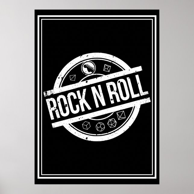 Poster RPG Rock and Roll (Devant)