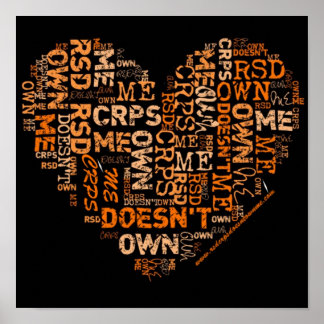 Poster RSD/CRPS ne me possède pas d'affiche cardiaque