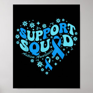 Poster Ruban de l'équipe de soutien de la journée mondial