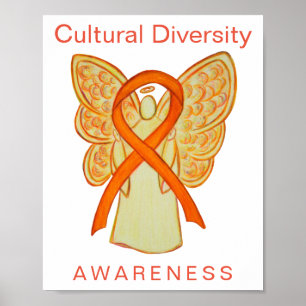 Poster Ruban de sensibilisation à la diversité culturel