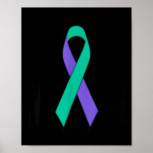 Poster Ruban de sensibilisation à la prévention Soutien