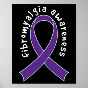 Poster Ruban de soutien de la sensibilisation