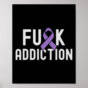 Poster Ruban Fck Sensibilisation au surdosage de dépendan