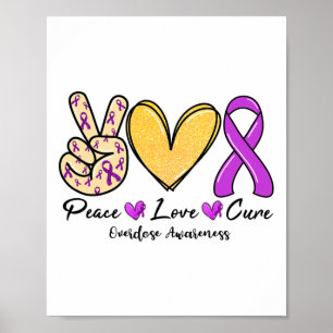 Poster Ruban International de sensibilisation aux surdose