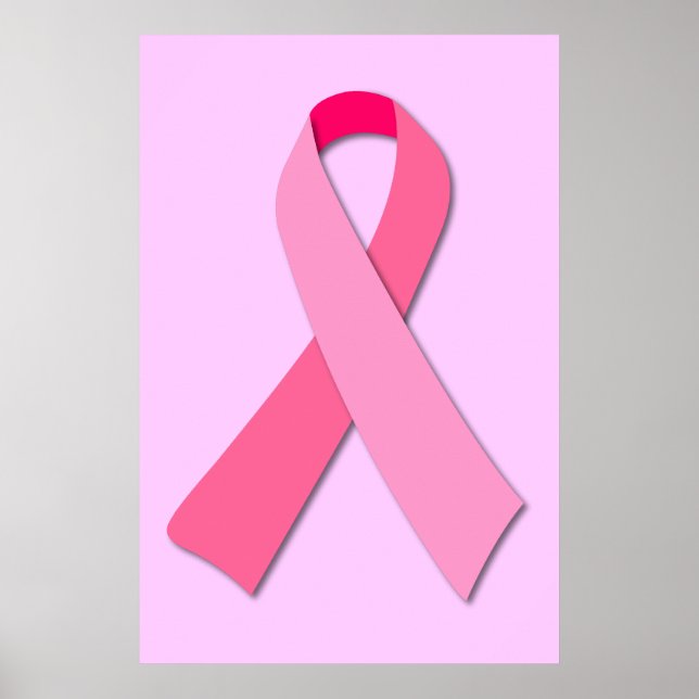 Poster Ruban rose (Devant)