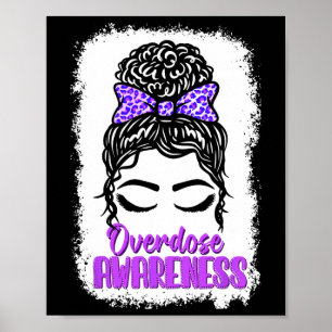 Poster Ruban Violet de Sensibilisation à la Surdose de Dr
