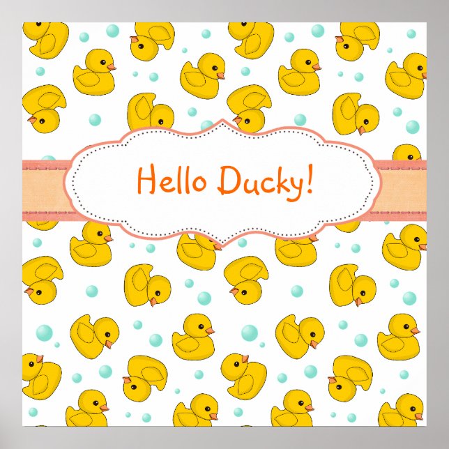 Poster Rubber Duck (Devant)