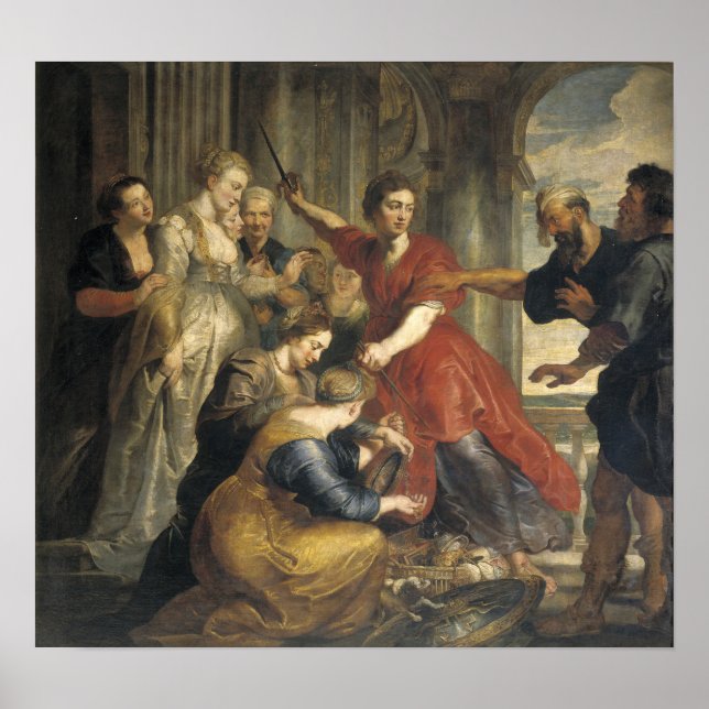 Poster Rubens - Achilles Discovery. Ulysse, Diomedes. (Devant)