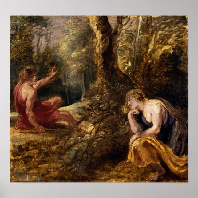 Poster Rubens - Cephalus Et Procris (Devant)