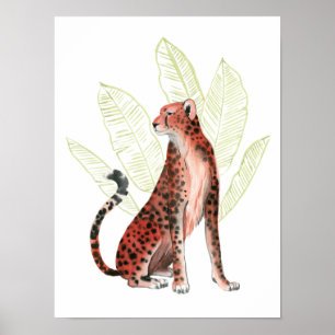 Poster Ruby Runner Leopard