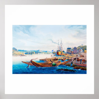 Poster Rüdesheim, Allemagne 01A