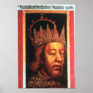 Poster Rudolf IV, empereur de l'Autriche et le Tyrol,