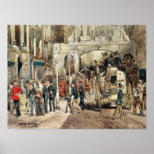 Poster Rue de Londres, 1869