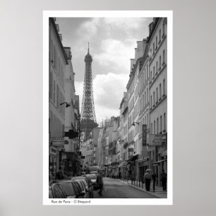 Poster Rue de Paris - G Shepard