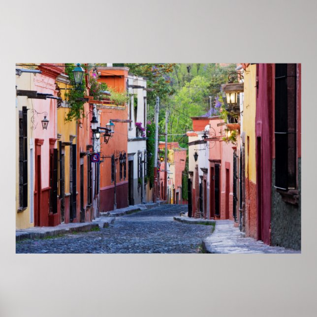 Poster Rue De Sollano, San Miguel De Allende (Devant)