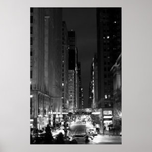 Poster Rue de Washington - Chicago, IL