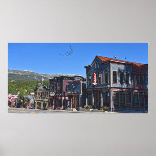 Poster Rue historique de Breckenridge, Colorado