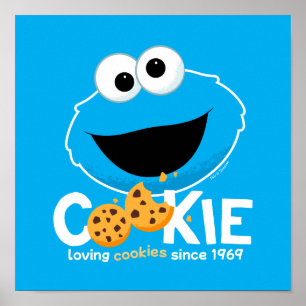 Poster Rue Sésame   Cookie Monster Lookies