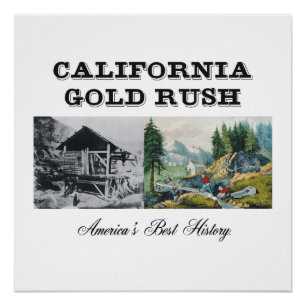 Poster Ruée vers l'or en Californie