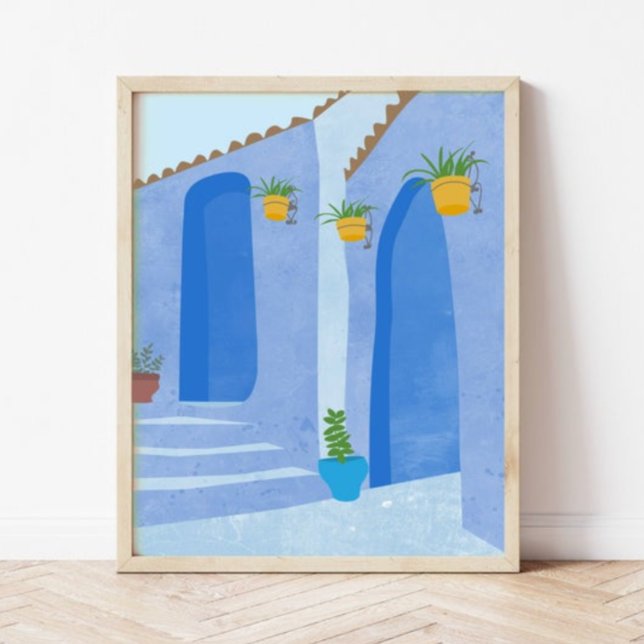 Poster Rues bleues (Créateur téléchargé)