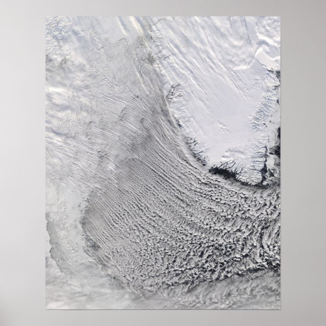 Poster Rues nuageuses dans la mer du Labrador (Devant)