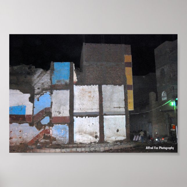 Poster Rues secondaires de Louxor (Devant)