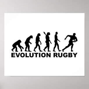 Poster Rugby d'évolution
