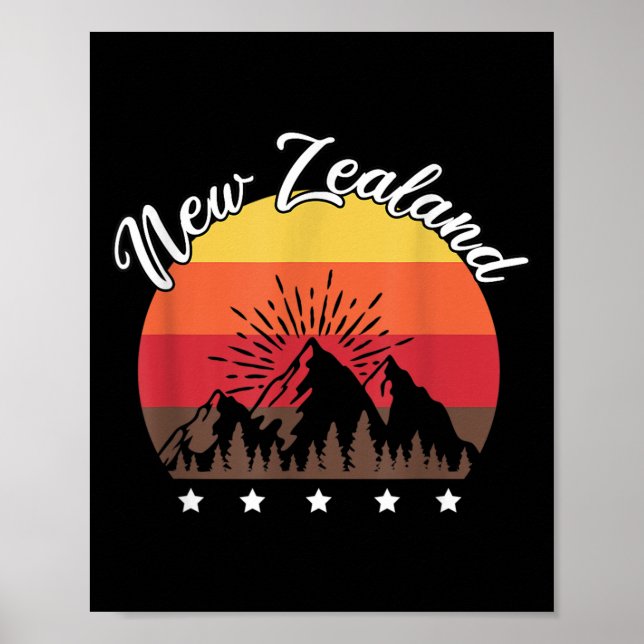 Poster Rugby Lover Kiwi Gift New Zealand  (Devant)