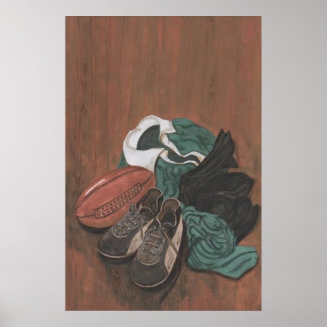Poster Rugby vintage (Devant)