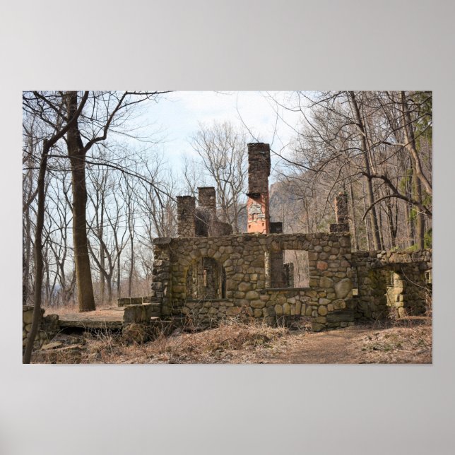 Poster Ruines cornouaillaises de domaine (Devant)