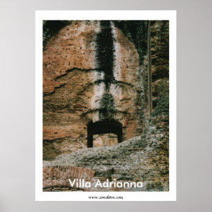 Poster Ruines de la Villa Adrianna