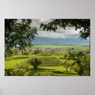 Poster Ruines des Pyramides rondes, Sayulita, Nayarit, Me