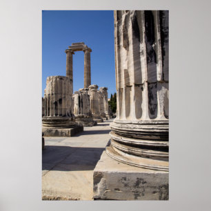 Poster Ruines des temples grecs antiques