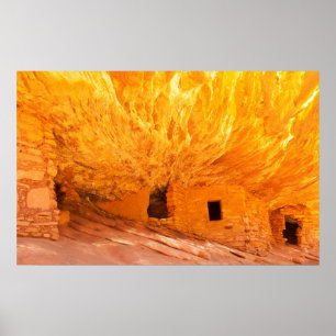 Poster Ruines d'Indien d'Anasazi