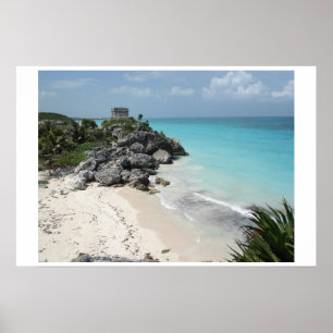 Poster Ruines maya de Tulum