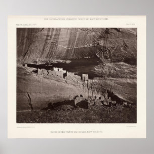 Poster Ruines XX, Canon de Chelle, Nouveau-Mexique