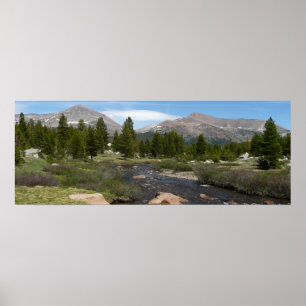 Poster Ruisseau de montagne de High Country III à Yosemit