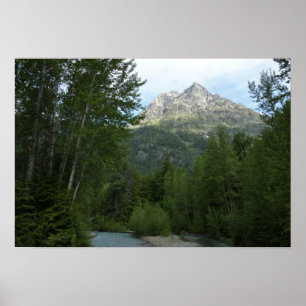 Poster Ruisseau McDonald au Glacier National Park