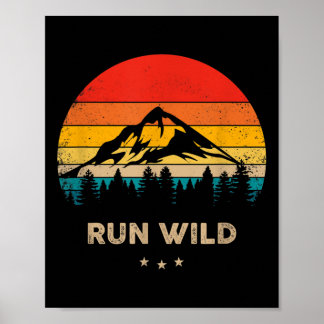 Poster Run Wild Trails - Funny Trail