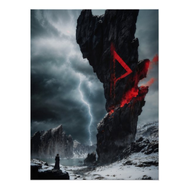 Poster Rune Thurisaz (Devant)