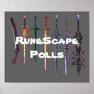 Poster RuneScape vote l'affiche d'épée