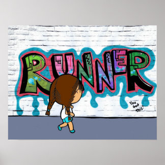 Poster "Runner on the Streets"
