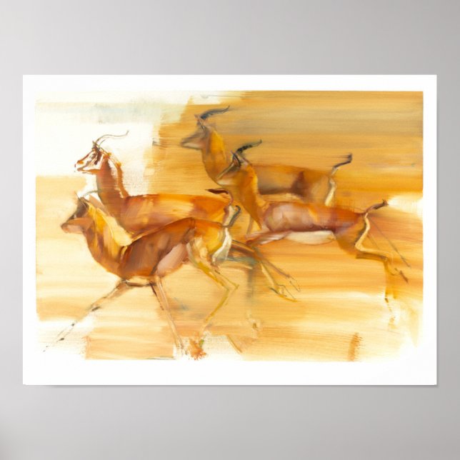 Poster Running Gazelles 2010 (Devant)