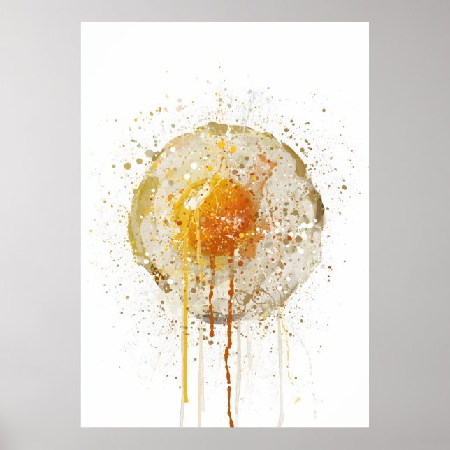 Poster Runny Egg (Devant)